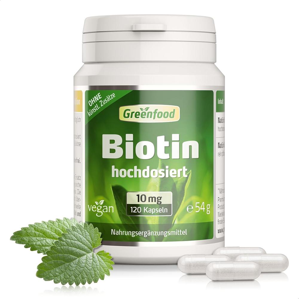 독일 그린푸드 Greenfood Biotin 비건 비오틴 10mg 220,700원