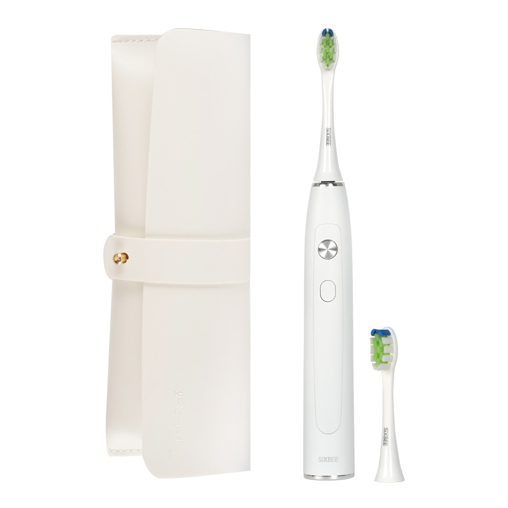 식스비 듀얼케어 음파 전동 칫솔,치솔모,거치대, SB-Dualcare(화이트) 39,800원
