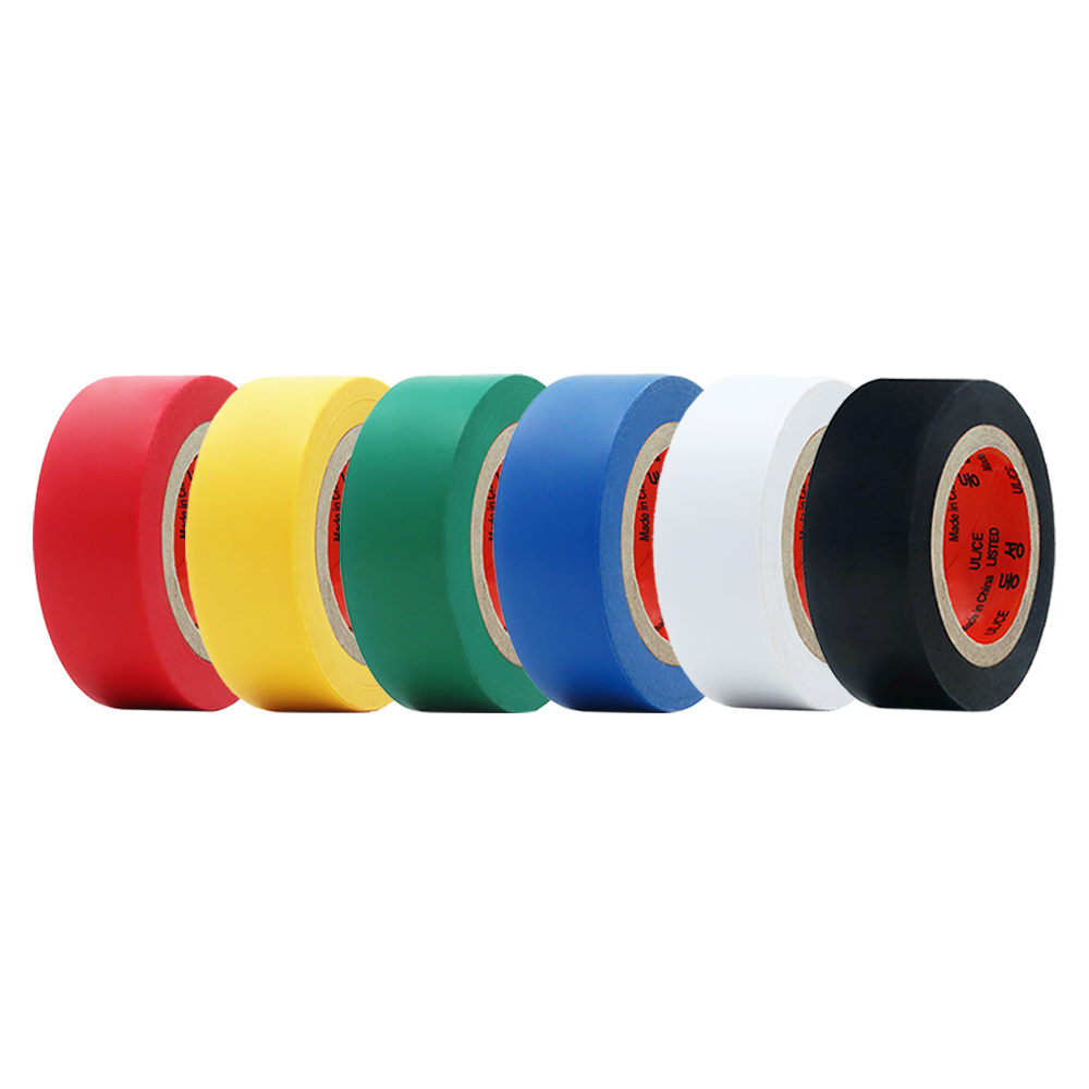 [당일배송] 전기테이프 절연테이프 20mm X 9M(6개입) 6컬러 1세트, 1세트 4,200원