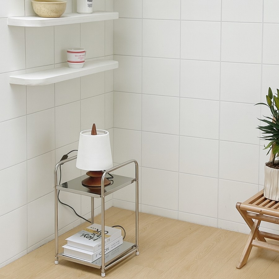 Damso Home 틈새 수납 스테인리스 2단 선반 37,540원