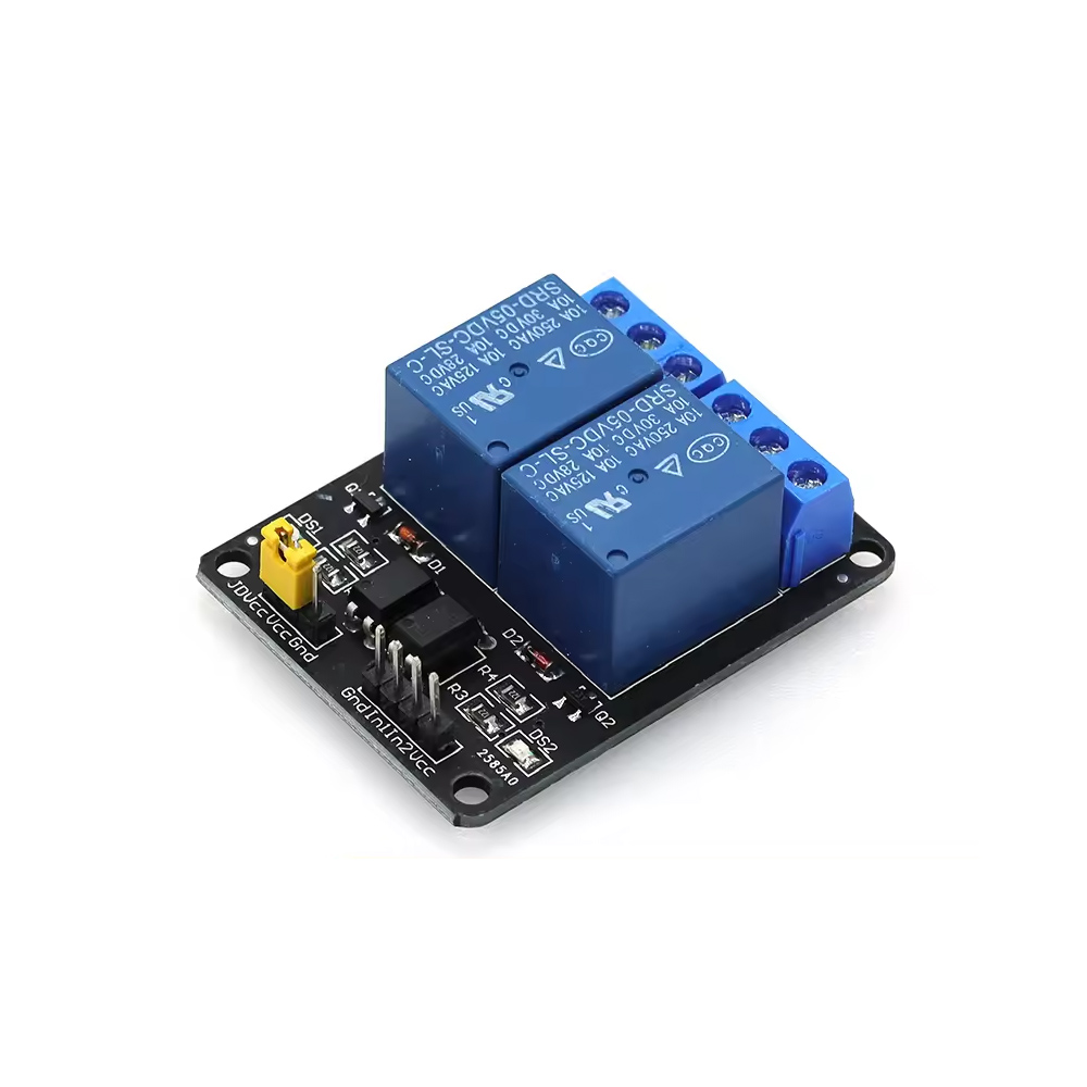 아두이노 릴레이 2채널 5V 모듈, 1개 5,000원