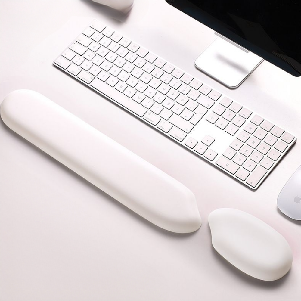 소유담 손목보호 키보드 마우스 팜레스트 손바닥 받침대, 화이트 16,600원