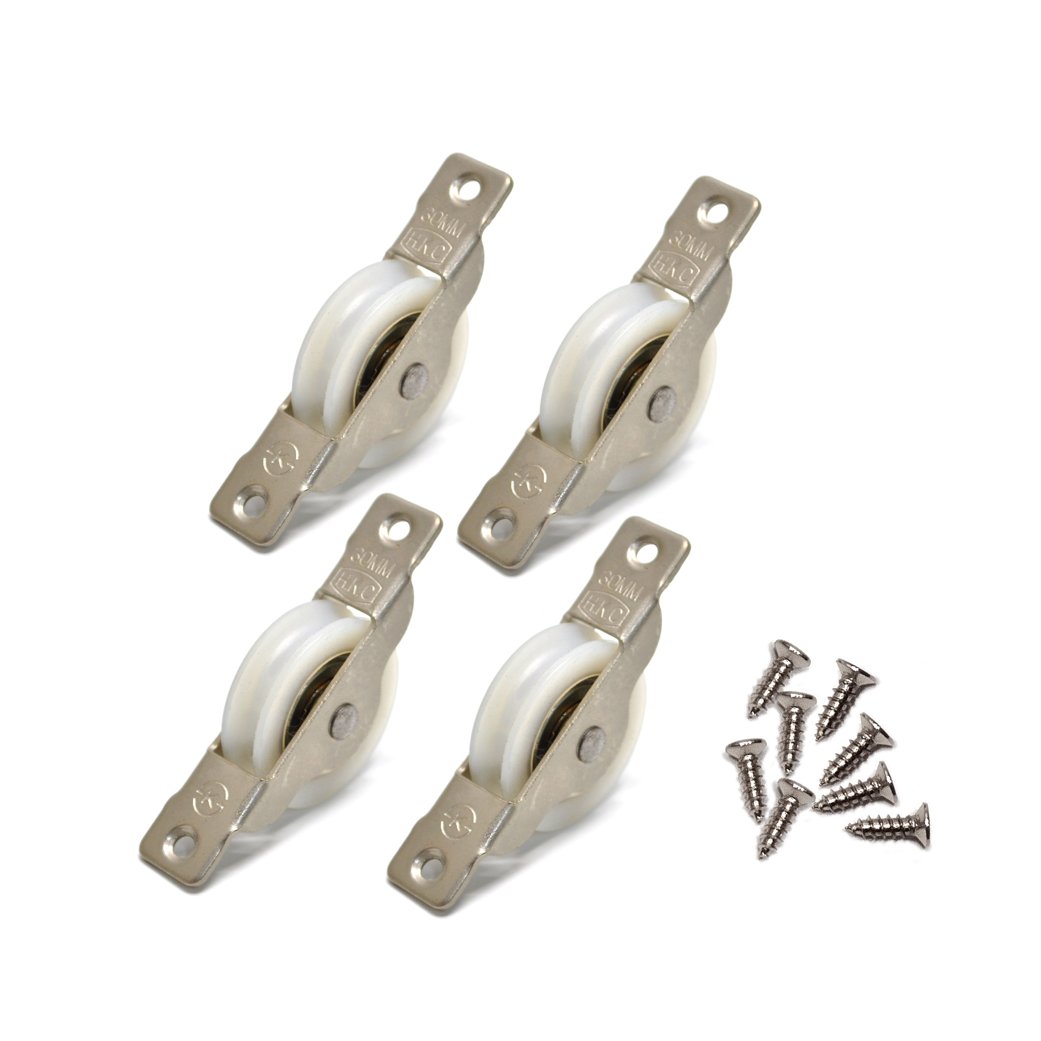 로드하드웨어 목문용 나일론 아세탈 호차 창문 중문 미닫이문 로라, 4개 13,500원