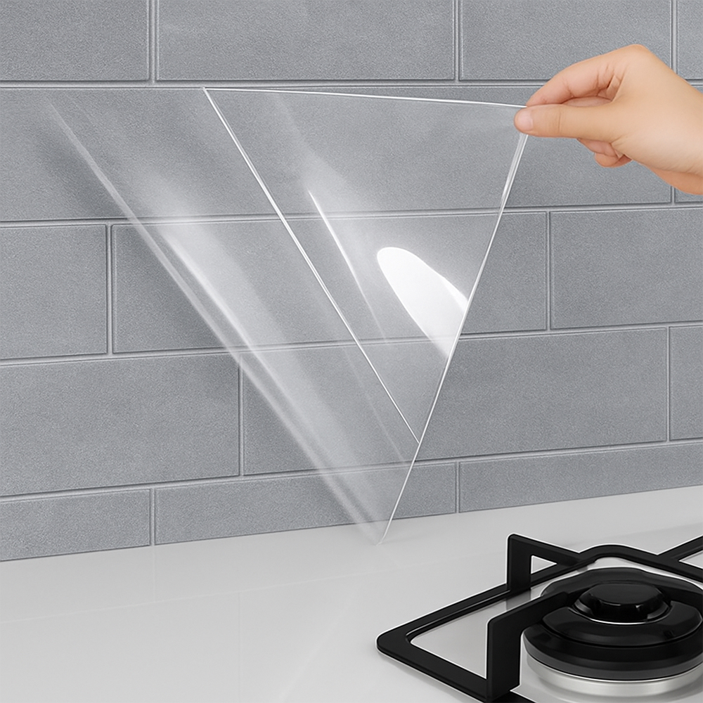 와이그레이스 주방 투명 오염방지 타일시트지, 1개 9,600원