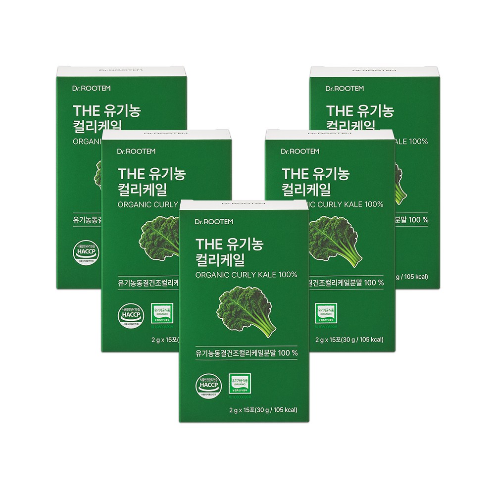 닥터루템 유기농 컬리케일 가루 동결건조 곱슬케일 분말 스틱, 5박스, 30g 62,210원