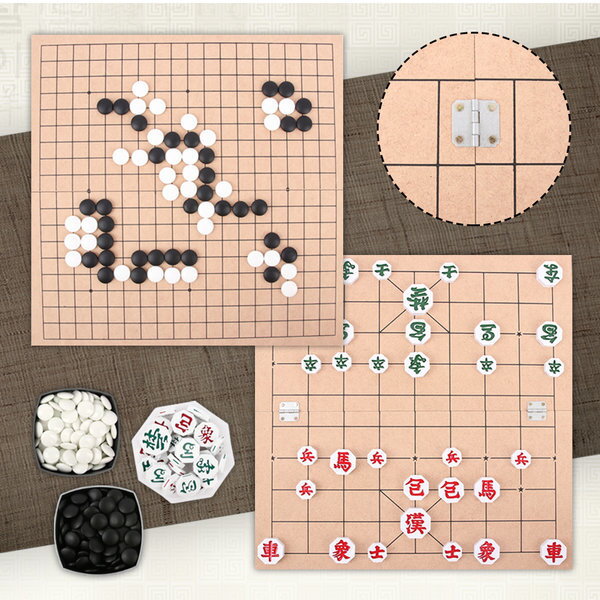 [제이케이스포츠] 국산 12mm 접판 정석세트 (바둑판+바둑알+장기알), 현재가 21,500원