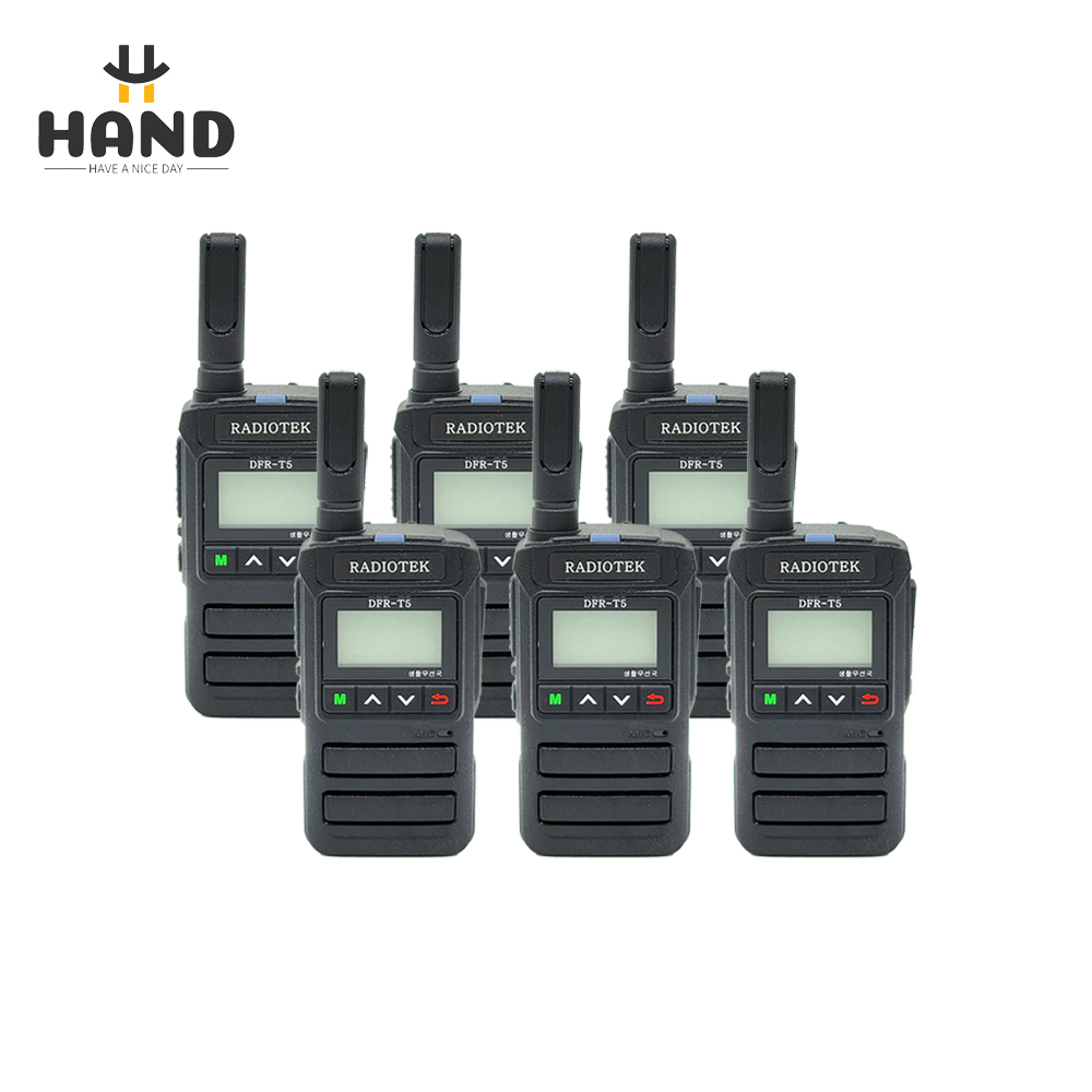 라디오텍(RadioTek) 고성능 초소형 디지털 생활무전기 DFR-T5 DFRT5 풀세트 720,000원