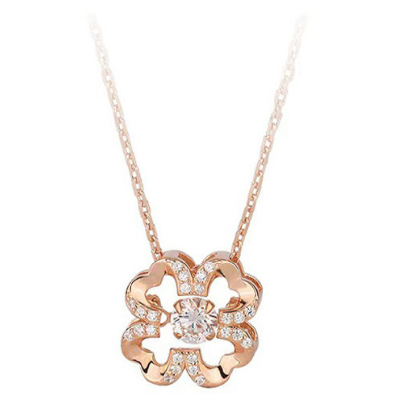 종로체인 14k 18k 수정 네잎클로버 여자 금 목걸이 이벤트 237,000원