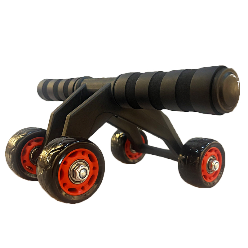 4휠 4베어링 홈트 AB슬라이드 복근 코어 운동 매트 포함, 레드 9,900원