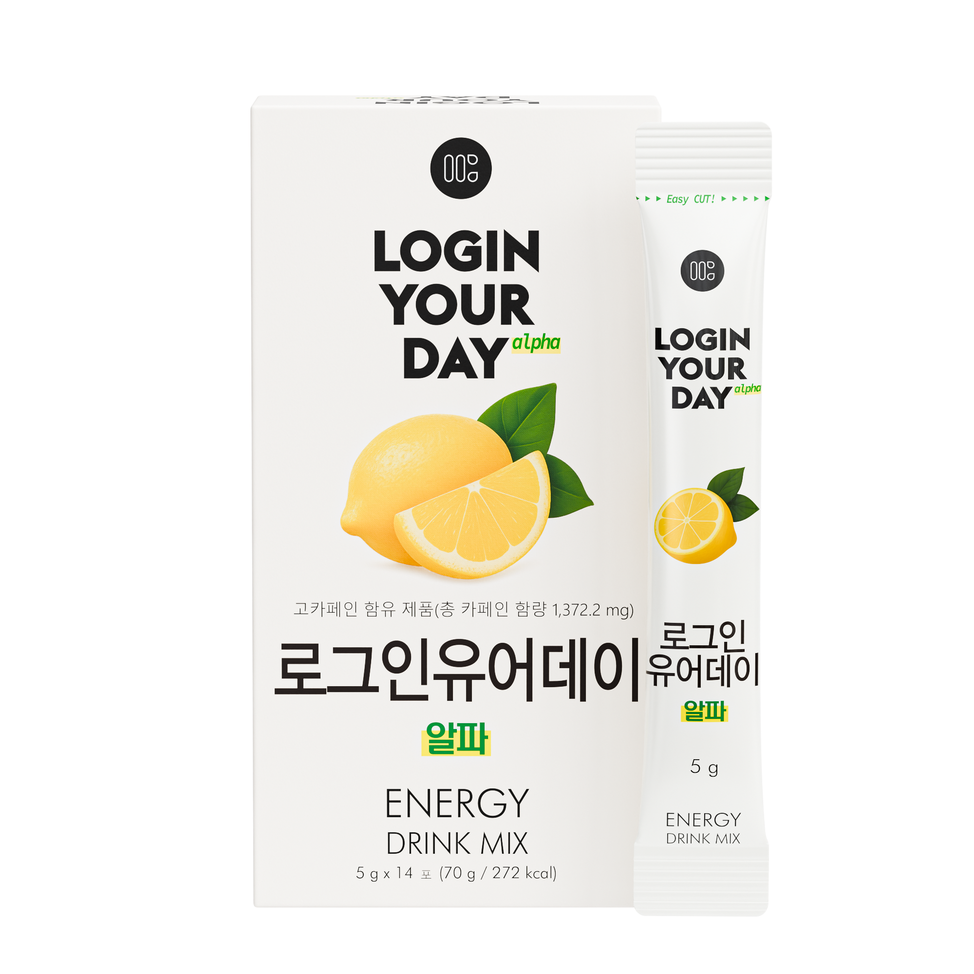 로그인유어데이 알파 고카페인 에너지파우더 분말스틱, 14개, 5g 17,010원