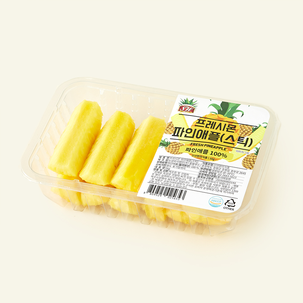 [로켓프레시] 프레시몬 컷팅 파인애플 스틱 9,980원