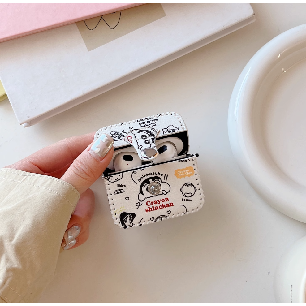 짱구 가죽에어팟케이스 에어팟4세대 123 프로 프로2 생일선물 커플템 18,900원