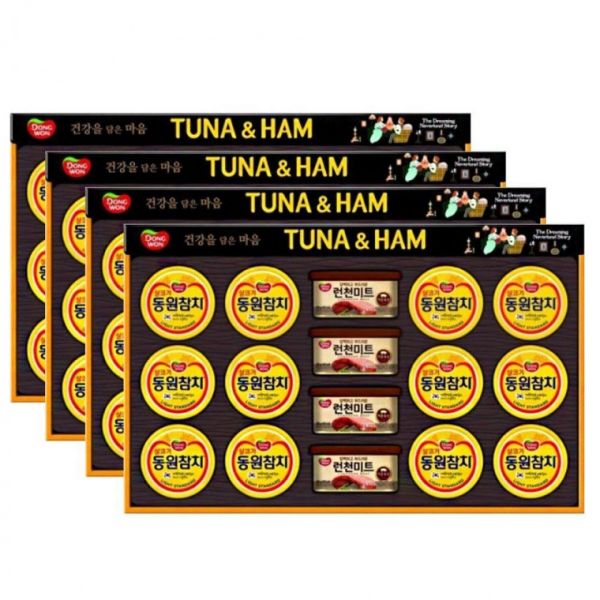 LAPINN 동원 튜나 런천미트67호 선물세트 한박스 4세트입 추석 명절 선물 세트 326,700원