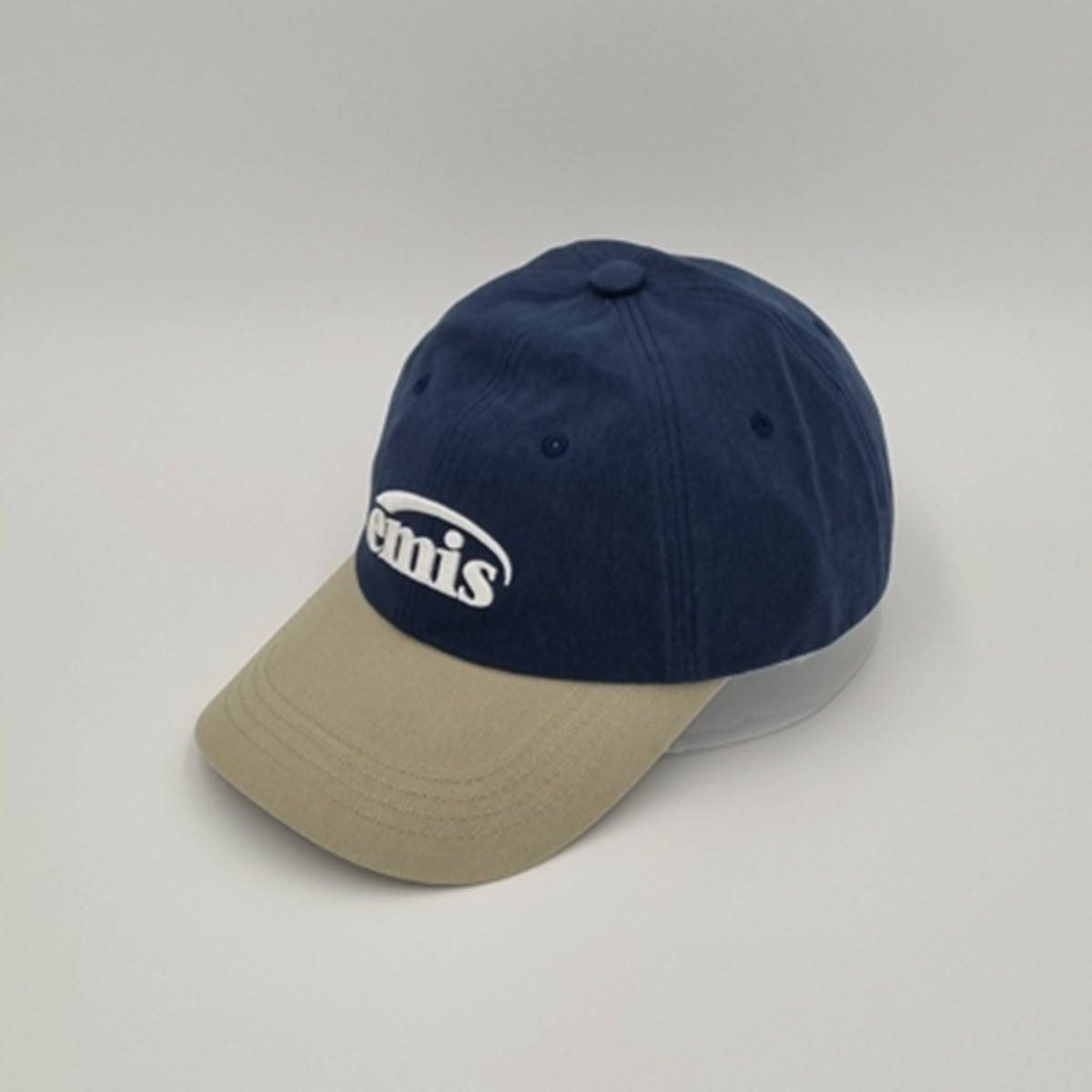 [국내 매장 정품] 이미스 뉴 로고 믹스 볼 캡 (RENEWAL) 베이지/네이비 + 카라비너 68,900원