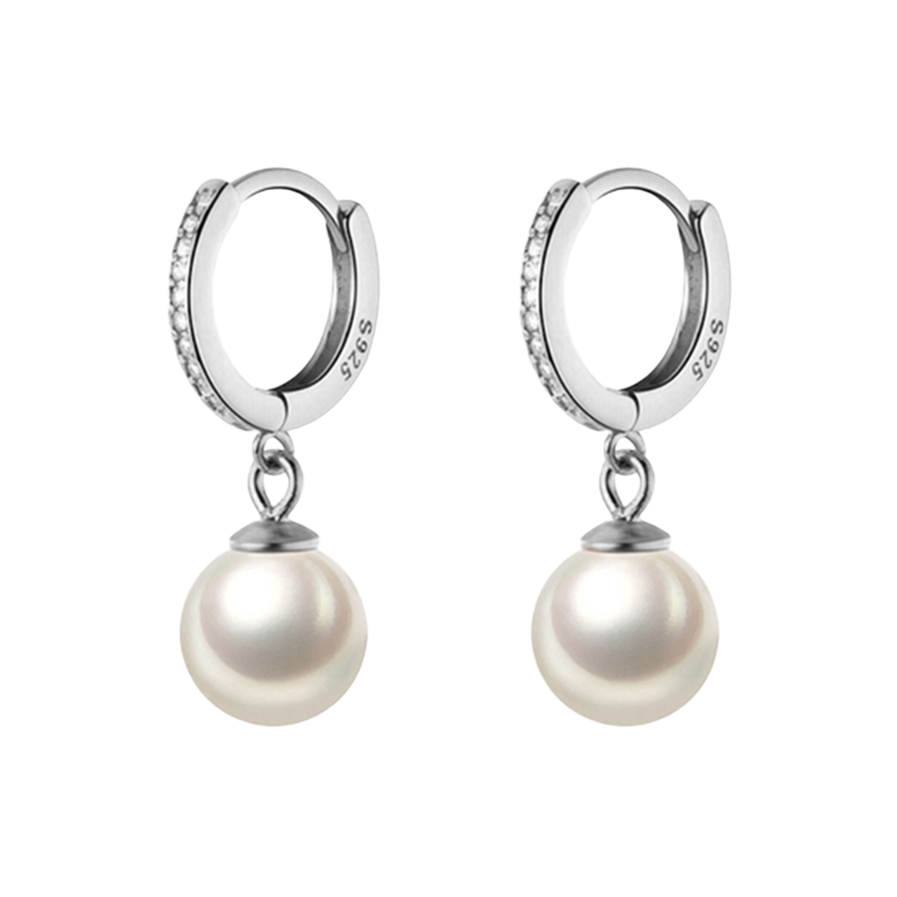 헤미안 실버 925 원터치 진주 은 귀걸이 HE2507147 32,900원