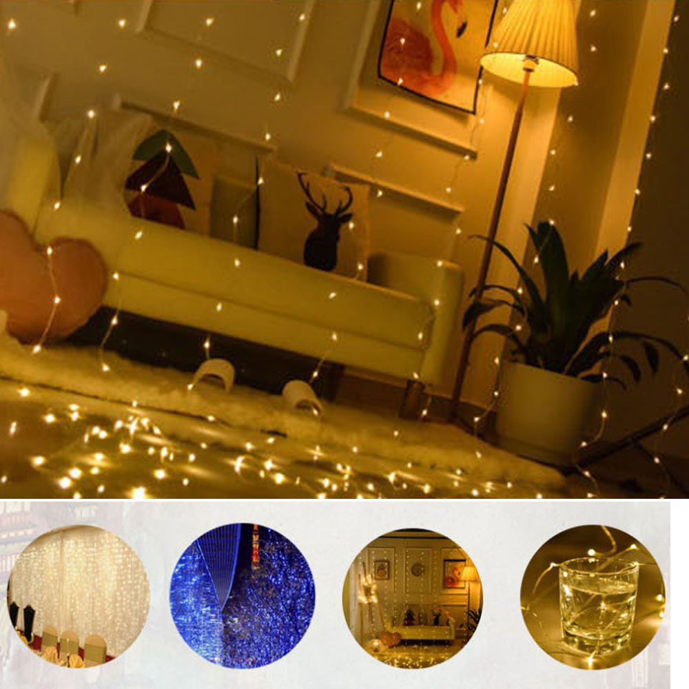 LED 폭포수 조명 흐르는 트리전구 USB 실내 줄조명, 없음, 1개 21,380원