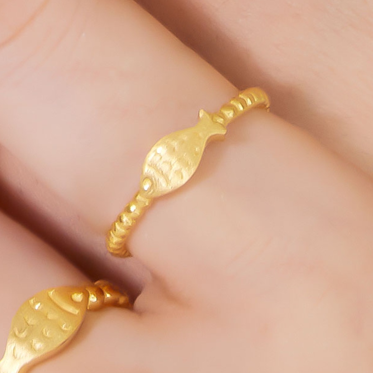 [72시간봄특가] 베라토 24K 순금 행운의 물고기 반지 1.875g 583,500원