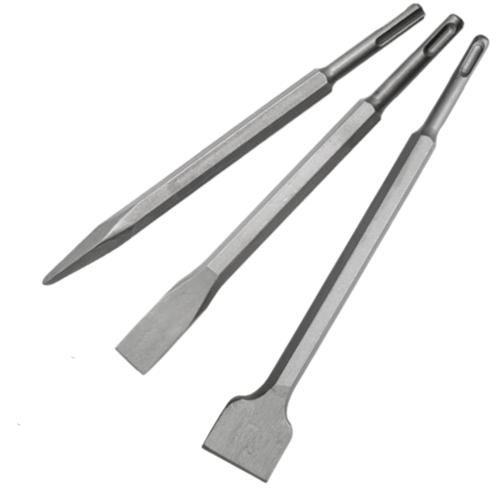 베어툴 SDS PLUS 3종 (포인트 + 20mm플랫 + 40mm플랫) 탄소강 포인트 플랫 치즐 10,870원