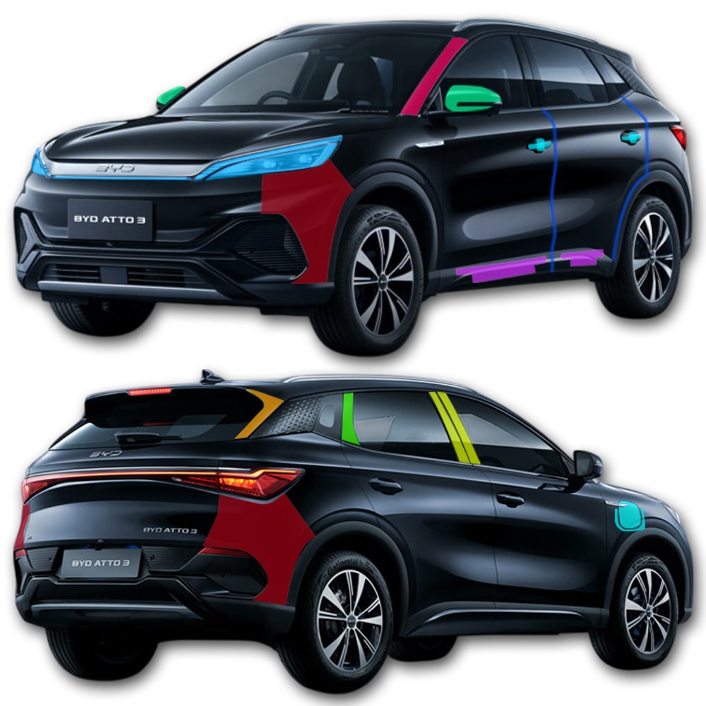 스킨엑스 비야디 BYD 아토3 외장필수패키지 PPF 차량보호필름 225,000원