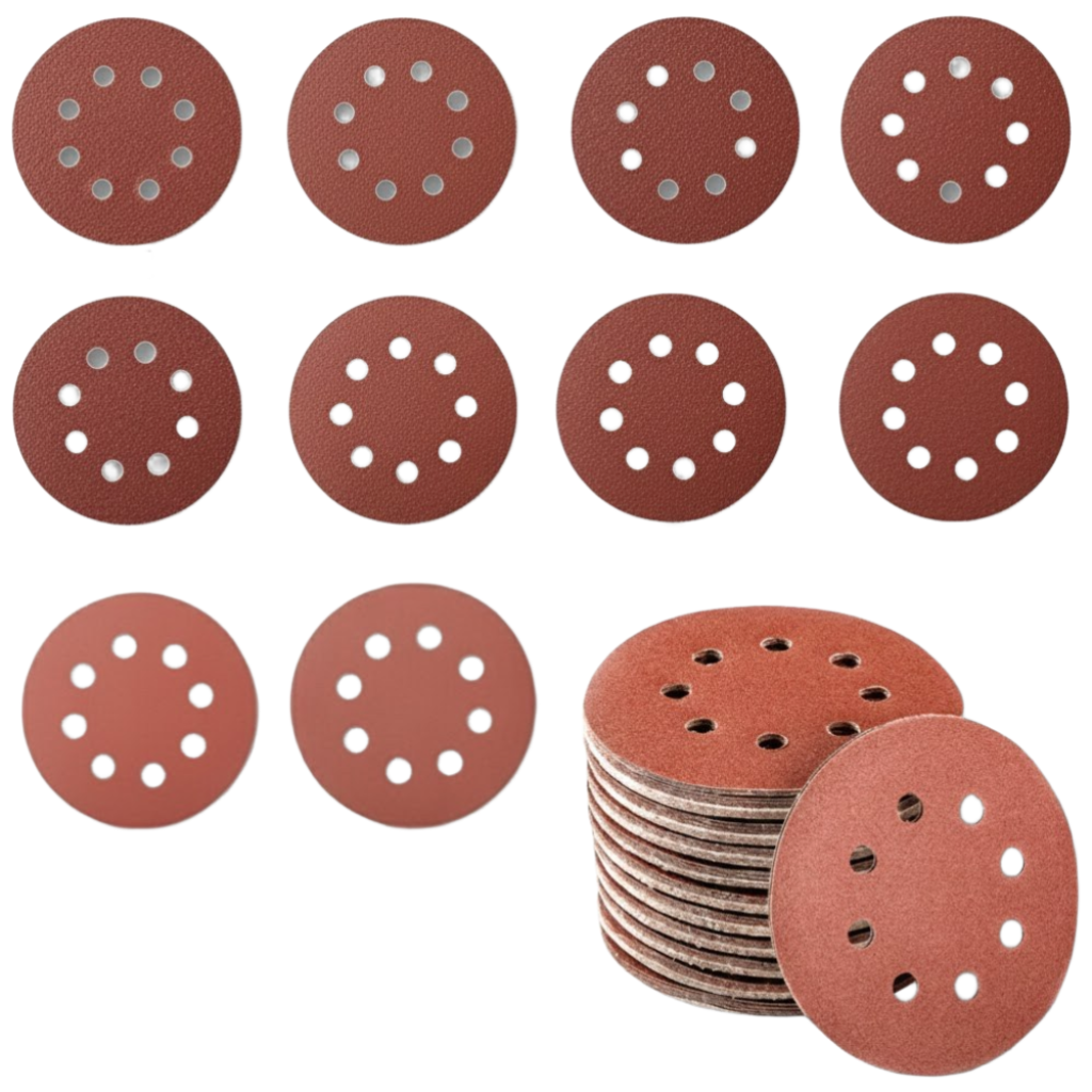 에니픽 연마에서광택까지 혼합구성 5인치 원형사포 100장 24,900원