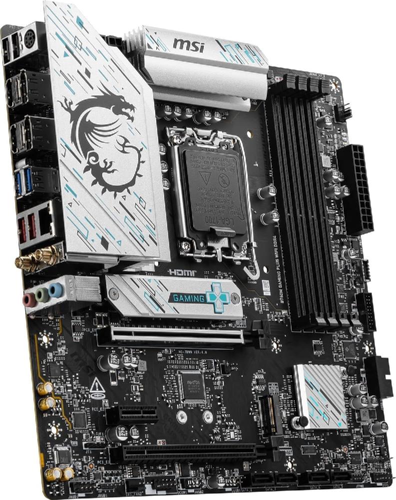 MSI B760M 게이밍 플러스 WIFI DDR4인텔14/13/12세대 코어 프로세서 Micro-ATX 마더보드MB6564 236,170원