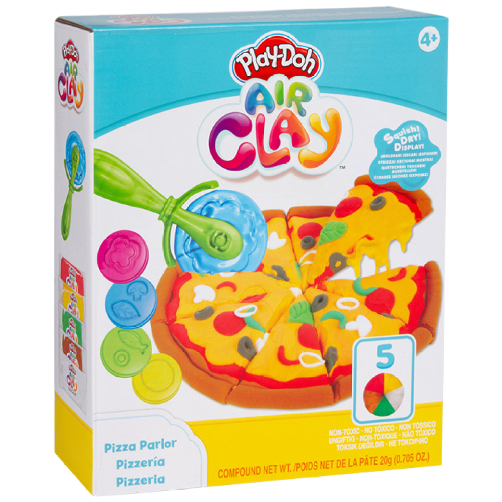 플레이도 에어클레이 피자 팔러 만들기 세트 유아 어린이 오감발달 소근육자극, 1개, 100g 24,900원