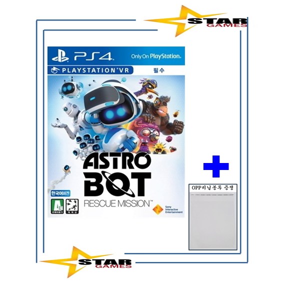 [중고 우체국택배/OPP비닐봉투 증정] 플스4 아스트로 봇 레스큐 미션 [VR필수] / PS4 ASTRO Bot Rescue Mission [국내발매 한글판] 플레이스테이션4 53,800원
