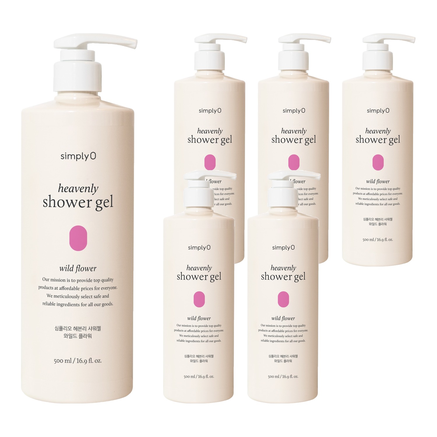 [비건라이프] 심플리오 헤븐리 샤워젤 와일드 플라워 66,860원