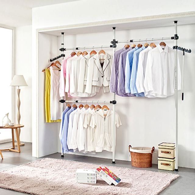 upgrade 3단 행거 38mm 고정식 스탠드 다용도 옷행거 ssu+29687WS 69,960원