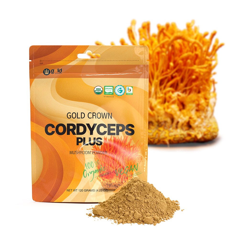 금관 미국 USDA인증 유기농 동충하초 프리미엄 분말 코디셉플러스 면역력강화, 5개, 120g 250,000원