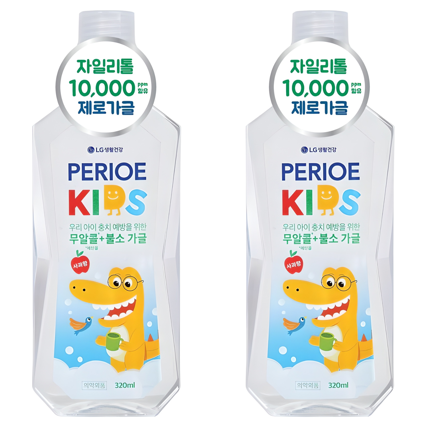 페리오 자일리톨10000 무알콜 제로 어린이 가글 사과향 9,800원