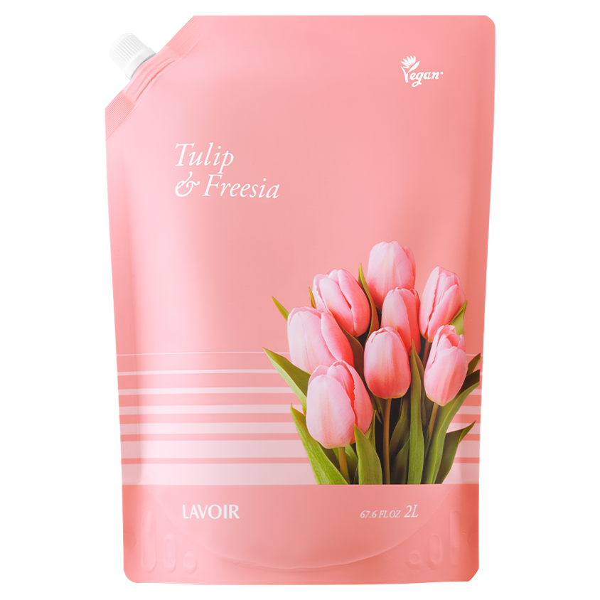 [비건라이프] 라브아 고농축 퍼퓸드 액체 섬유유연제 튤립 앤 프리지아 리필 18,000원