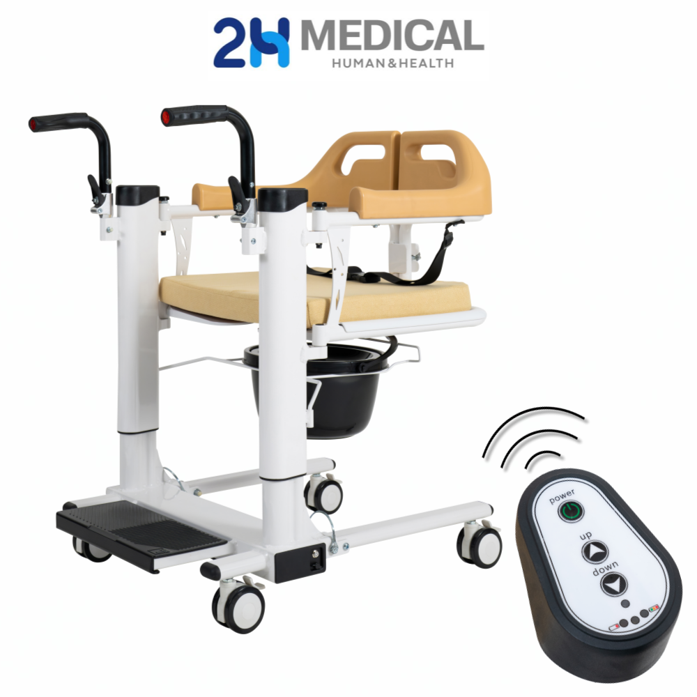 2H메디컬 전동 트랜스퍼체어 - 이동식 전동리프트 휠체어, 단일상품, 1개 1,390,000원