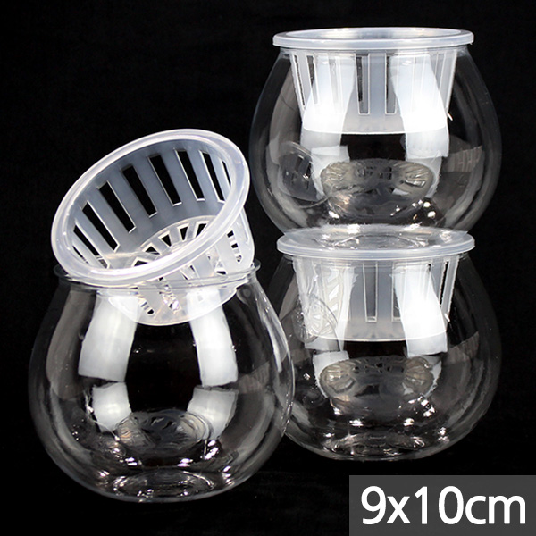 세인화분 플라스틱 수경 화분 3P 세트 - 수경재배 수경화분 실내화분 인테리어화분 투명화분 플라스틱화분 식물 유리화분 8,800원