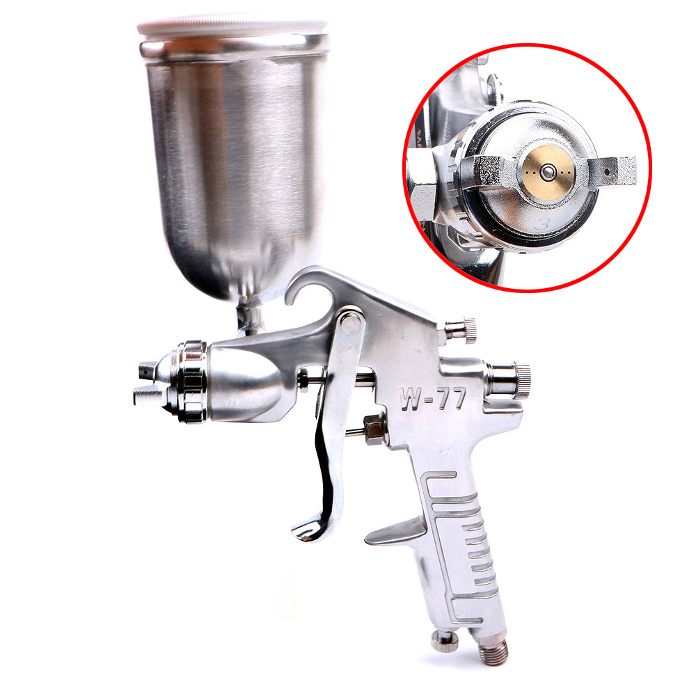 블루텍 중력식 에어스프레이건 W-77G 2.5mm, 1세트 20,950원