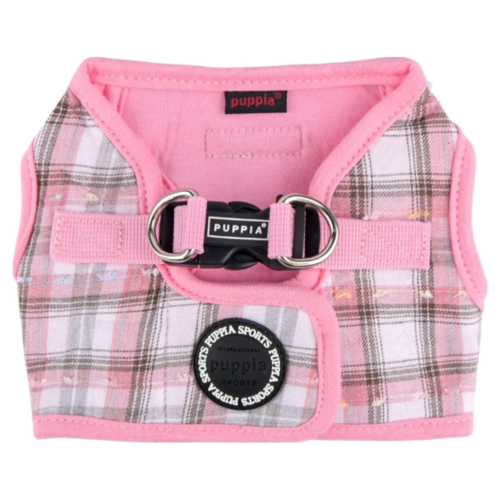 퍼피아 반려동물 윈저 클래식 체크 조끼형 하네스 HB2314, 핑크, 1개 28,000원
