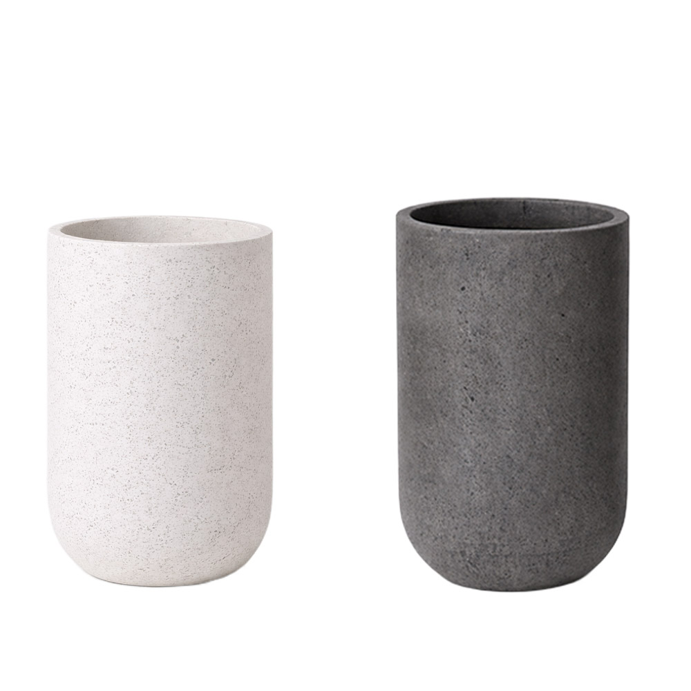 모던레시피 라운드 바텀 높은 원형 시멘트 테라조 화분 /모던 감성 인테리어 디자인 41,900원