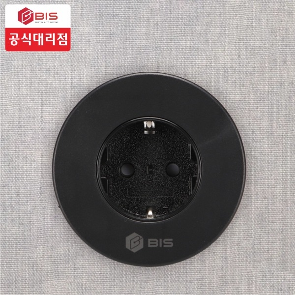 노출식 커버형 사각타입 빌트인 1구 콘센트 BIS W401 화이트, 1개 5,700원