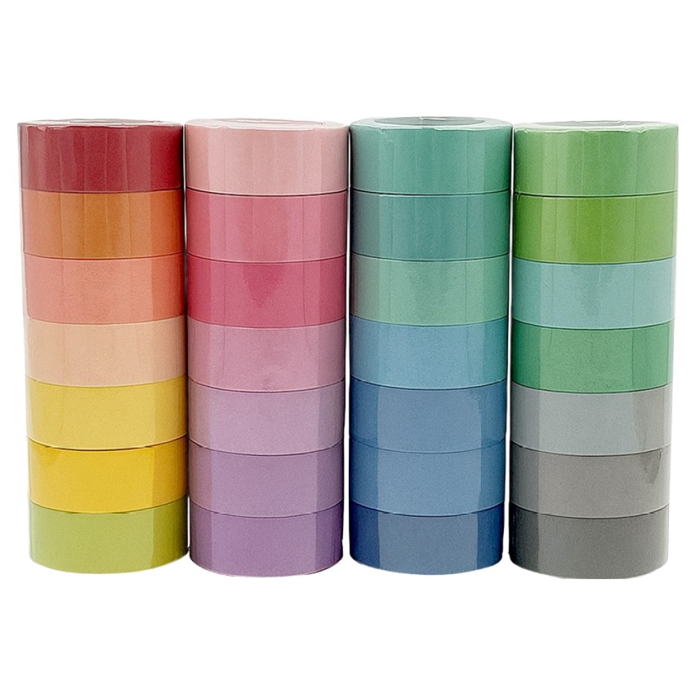 문구담 단색 데코 마스킹테이프 28컬러 세트, 혼합색상, 28개 14,990원