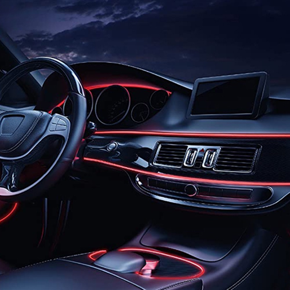 차량용 무드등 레인보우 소리반응 RGB 엠비언트 라이트 광섬유 5M USB 35,900원