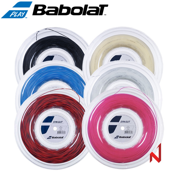 바볼랏 테니스스트링 신거트 1.251.30mm 6색상 200M 71,600원