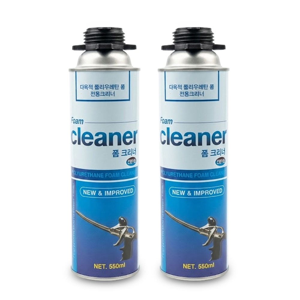 에스엠산업 SM 폼크리너 550ml 우레탄폼 크리너 폼세척제 폼건세척제, 2개 4,900원
