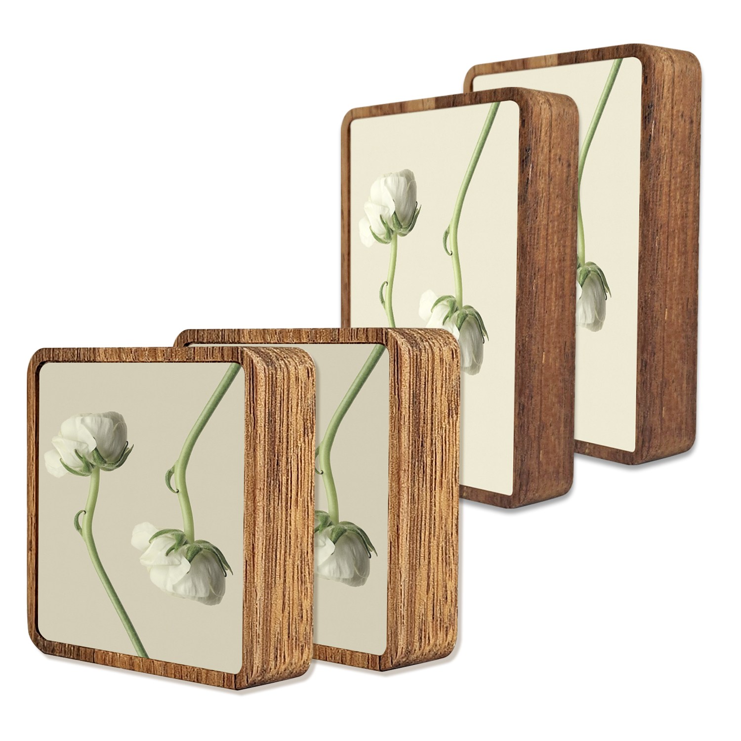 혼합 멀바우나무 미니액자 정사각 직사각, 1개, 멀바우나무 28,900원