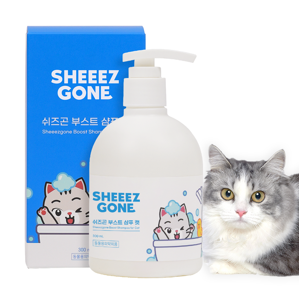 쉬즈곤 부스트 샴푸 캣 저자극 애플 블라썸향 11,900원