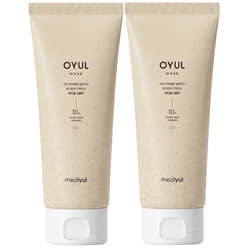메디율 율무팩 미백 워시오프팩 모공 피지 기미 피지흡착 모공축소 피지제거 진정 수분 곡물 팩, 2개, 1개입 53,630원
