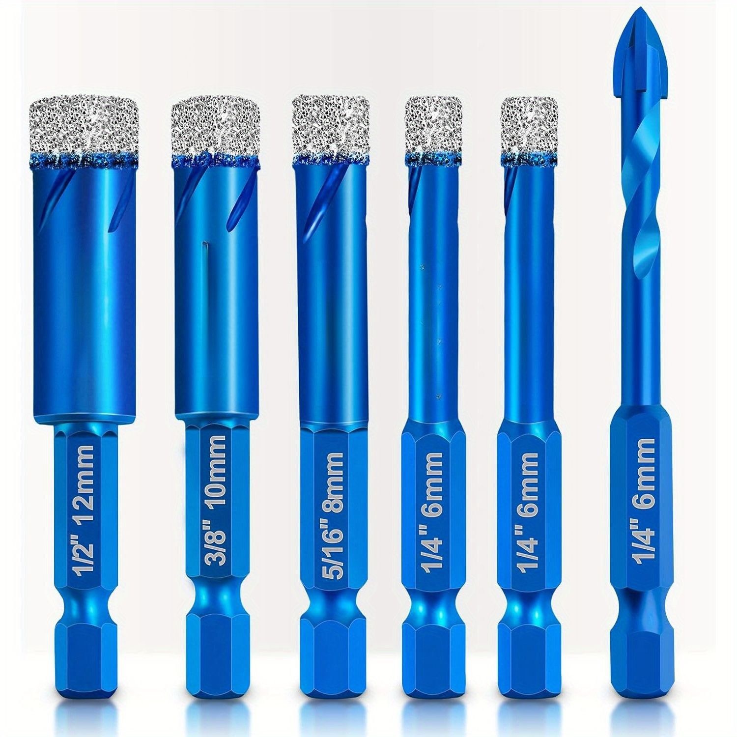 공구PXJ 다이아몬드 홀쏘 홀타공 유리 타일 도자기 콘크리트 타일 유리 대리석 석재 6종세트 15,500원