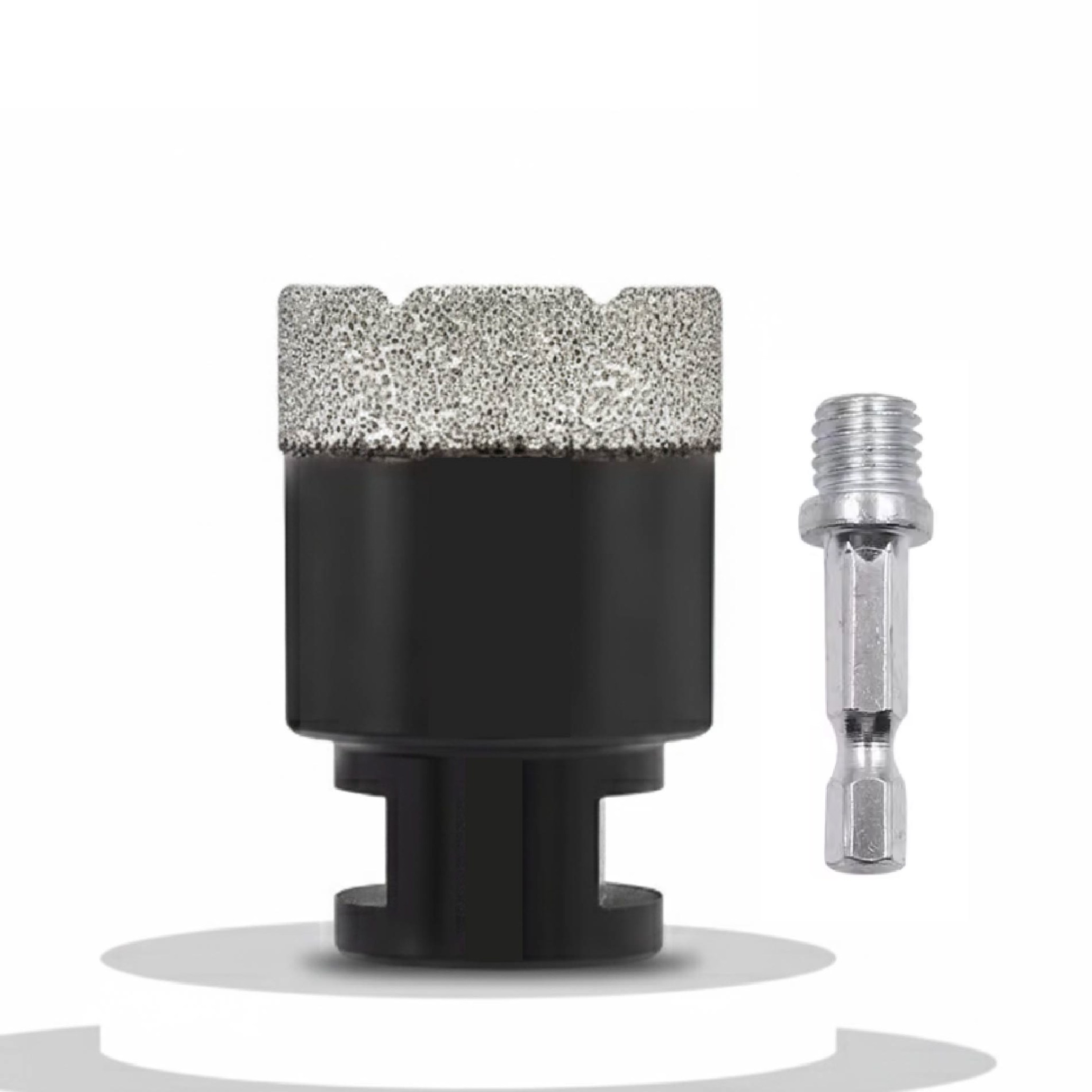 플로메리아 고강도 다이아몬드 홀쏘 45mm M10 그라인더용 융착 코어 비트 포세린 대리석 타일 도자기 구멍 기리 유리 홀커터 홀소, 1세트 32,900원