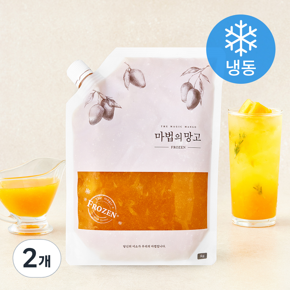 [로켓프레시] 마법의딸기 마법의 망고 (냉동), 2개, 1kg 34,530원