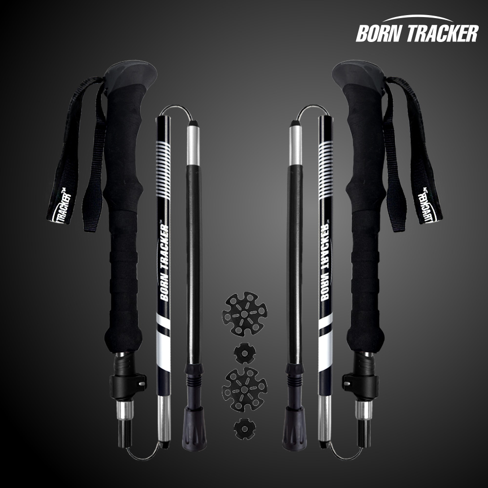 본트래커 2개 1세트 듀랄루민 접이식 등산스틱 폴대 스틱 지팡이 27,500원