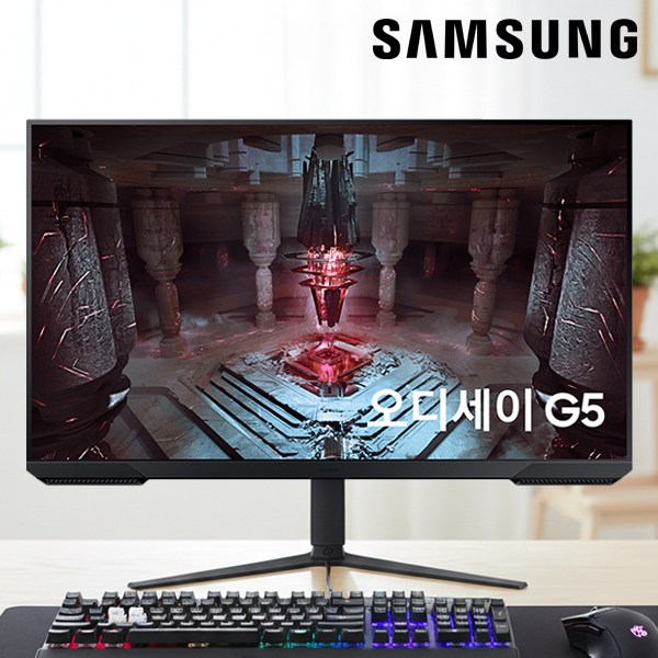 삼성전자 오디세이 G5 S32CG510 QHD 165Hz 1ms 32인치 게이밍 모니터 349,000원